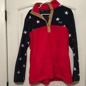 NWOT Woman’s simply southern 1/4 button up